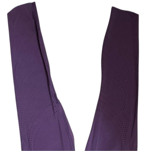 Womens Members Mark Purple Perforated Legging Pant Size Medium EUC - Picture 13 of 13